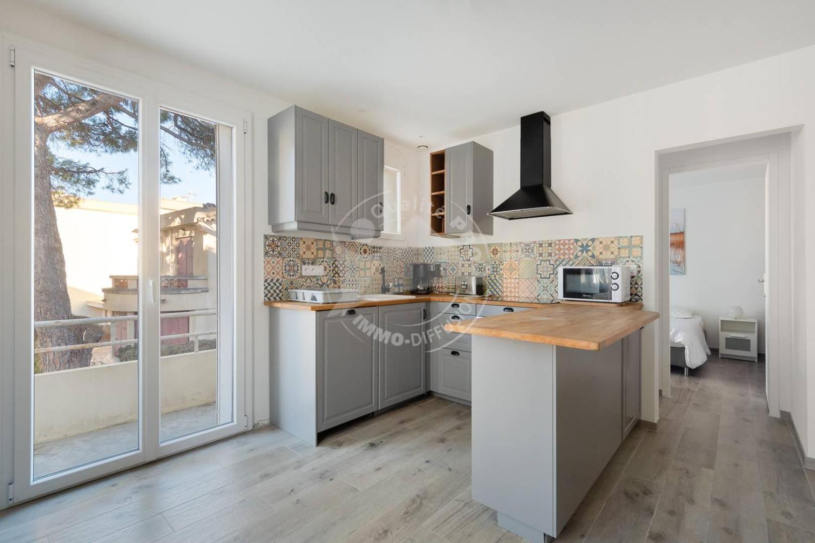 AS15280 - P3 face à la mer avec garage privé à 2 pas du Centre Ville Le Grau-du-Roi Esterno foto